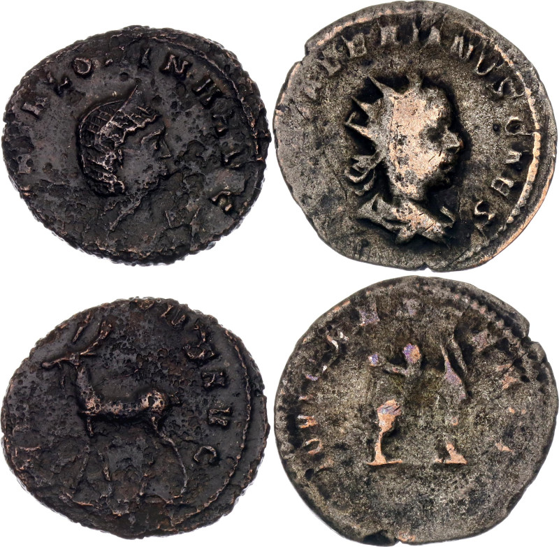 Roman Empire Lot of 2 Coins 280 - 290 AD (ND)

Bronze; Variuos dates, denomita...