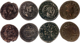 Roman Empire Lot of 4 Coins 280 - 350 AD (ND)