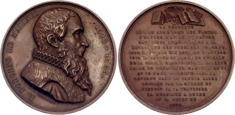 Belgium Bronze Medal "Rembert Dodoens 1518-1585" 1848 - 1850 (ND)

Brettauer 2...