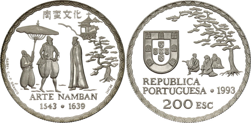 Portugal 200 Escudos 1993

KM# 668a, Gomes# R109.02, N# 106730; Silver 26.50 g...