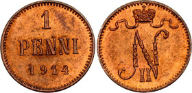 Russia - Finland 1 Penni 1914