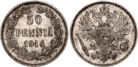 Russia - Finland 50 Pennia 1914 S