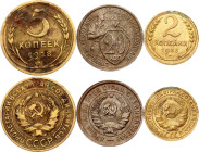 Russia - USSR 2 - 5 - 20 Kopeks 1928 - 1932
