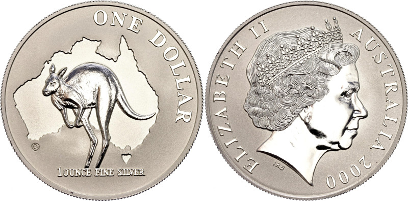 Australia 1 Dollar 2000

KM# 490, N# 20464; Silver 31.10 g.; Elizabeth II; Sil...