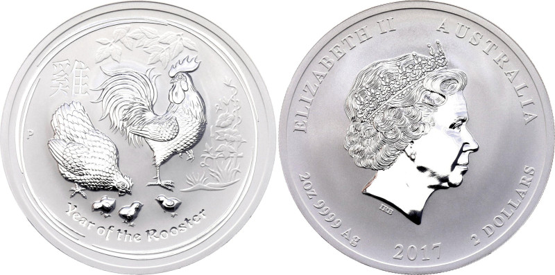 Australia 2 Dollars 2017 P

KM# 2788, N# 95689; Silver 62.66 g.; Elizabeth II;...