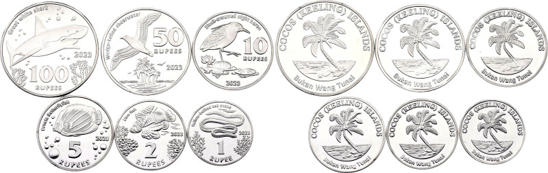 Australia Cocos (Keeling) Islands Set of 6 Coins 2023 Fantasy Issue

Copper-ni...