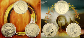 New Zealand Set of 3 Coins 2003 "Lord of the Rings"