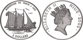 Niue 5 Dollars 2000