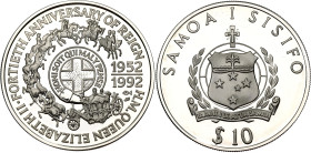Samoa 10 Tala 1992