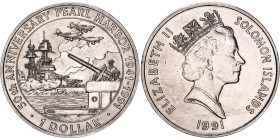 Solomon Islands 1 Dollar 1991