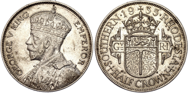 Southern Rhodesia 1/2 Crown 1935

KM# 5, Schön# 7, N# 17092; Silver 14.14 g.; ...