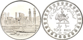 Iran 100 Rials 1971 SH 1350