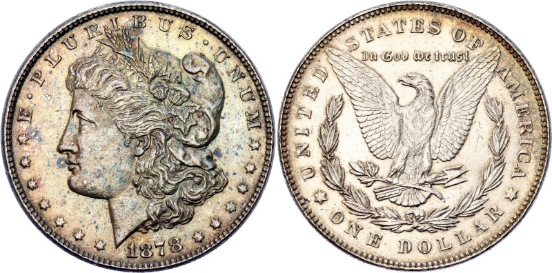 United States 1 Dollar 1878

KM# 110, N# 1492; Silver 26.73 g.; "Morgan Dollar...