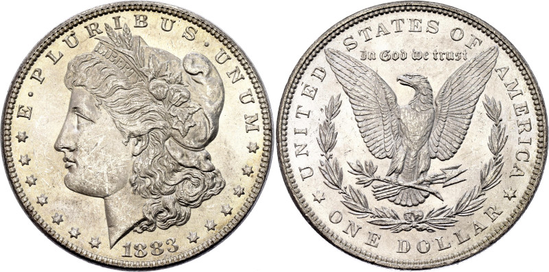 United States 1 Dollar 1883

KM# 110, N# 1492; Silver 26.73 g.; "Morgan Dollar...