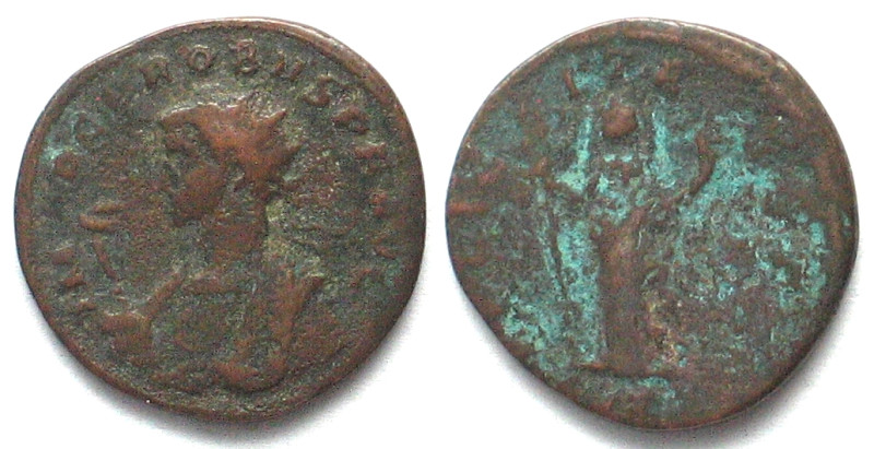 PROBUS (276-282 AD). AE Antoninianus, F. Size: 22mm, weight: 3.6g.