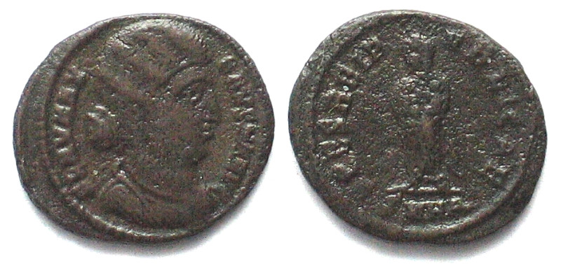 FAUSTA (+326 AD). Wife of Constantine the Great. AE Follis, SMHA, SPES REI PVBLI...