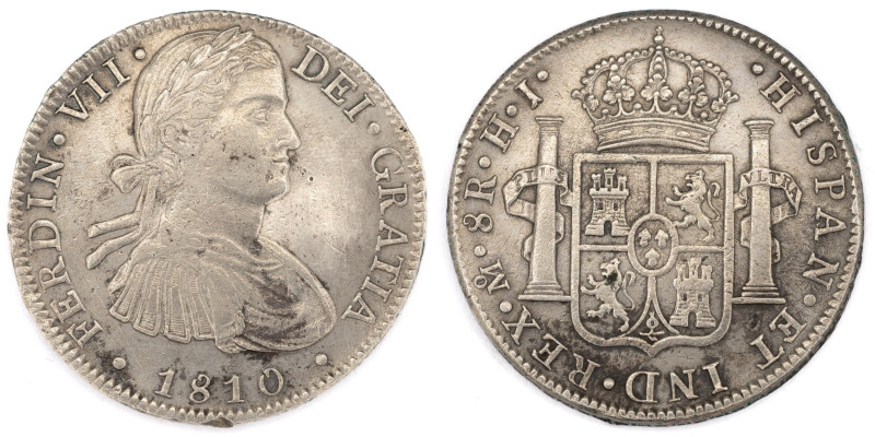 Fernando VII (1808-1833). 1810 HJ. México. 8 reales. (AC 1314). 26,93 gr. 

St...