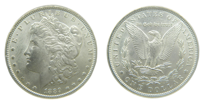 ESTADOS UNIDOS DE AMERICA / UNITED STATES OF AMERICA. 1889. 1 dólar. Morgan doll...