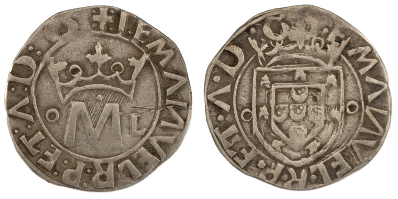 PORTUGAL. Manuel (1495-1521). Vintem. Lisboa. (Gomes 27). 1,84 gr. 

Status: M...