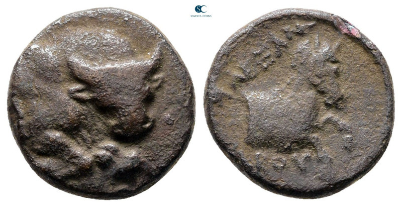 Thessaly. Pherae. ΑΛΕΞΑΝΔΡΟΣ (Alexander), tyrant 369-359 BC. 
Chalkous Æ

14 ...