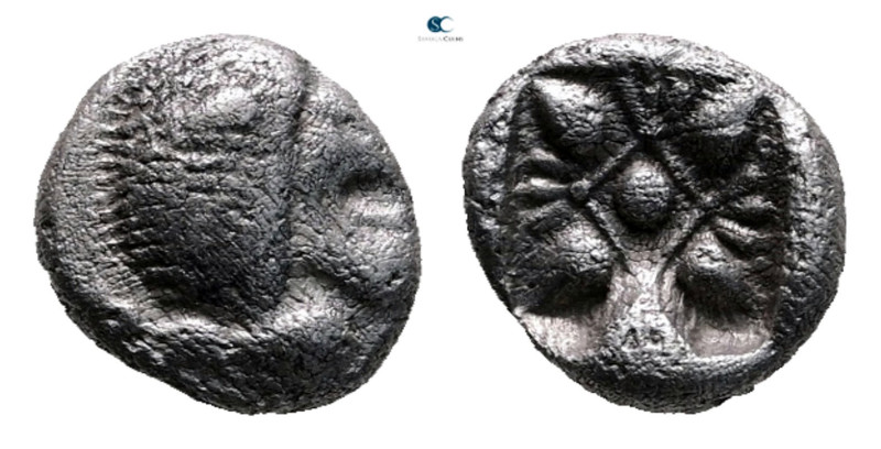 Ionia. Miletos circa 525-475 BC. 
Diobol AR

10 mm, 1,07 g



Nearly Very...