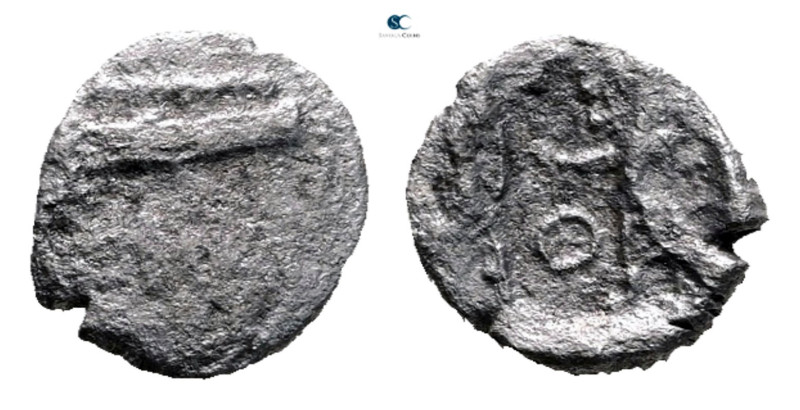 Phoenicia. Sidon. Ba`alšillem (Sakton) II 401-365 BC. 
1/16 Shekel AR

10 mm,...