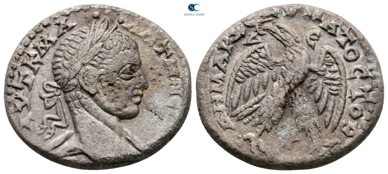 Seleucis and Pieria. Antioch. Elagabal AD 218-222. 
Billon-Tetradrachm

26 mm...