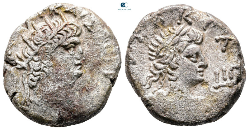 Egypt. Alexandria. Nero AD 54-68. 
Billon-Tetradrachm

23 mm, 12,08 g



...