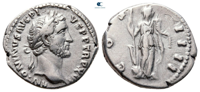 Antoninus Pius AD 138-161. Rome
Denarius AR

18 mm, 3,35 g



Nearly Extr...