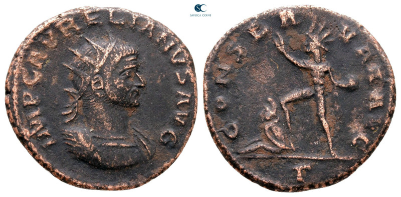 Aurelian AD 270-275. Antioch
Antoninianus Æ

22 mm, 3,74 g



Nearly Very...