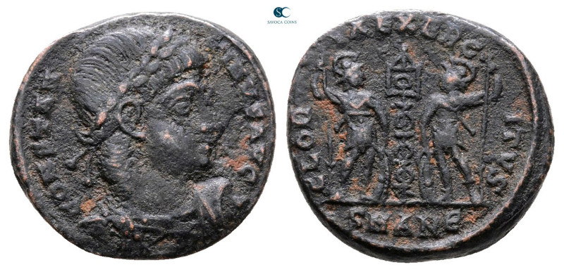 Constantine I the Great AD 306-337. Antioch
Follis Æ

15 mm, 2,15 g



Ne...