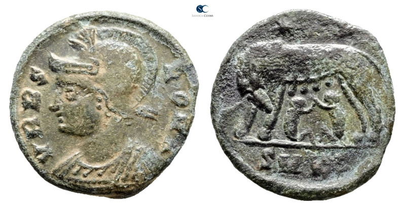 City Commemoratives AD 330-354. Cyzicus
Follis Æ

16 mm, 2,08 g



Nearly...