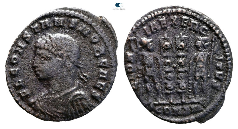 Constans, as Caesar AD 333-337. Constantinople
Follis Æ

20 mm, 2,14 g


...