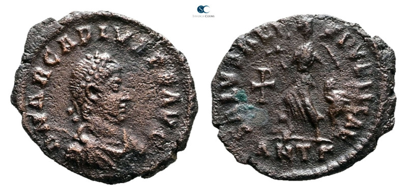 Arcadius AD 383-408. Antioch
Follis Æ

15 mm, 1,16 g



Nearly Very Fine