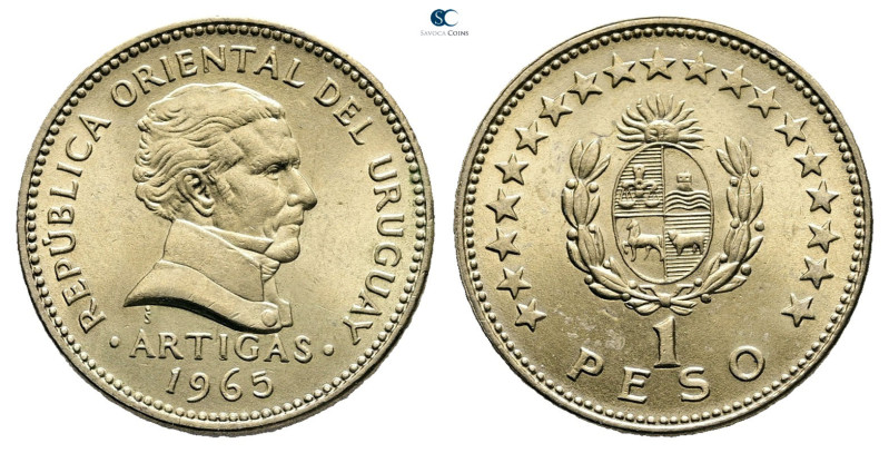 Uruguay. AD 1965. 
1 Peso

 mm, 5 g



Mint State