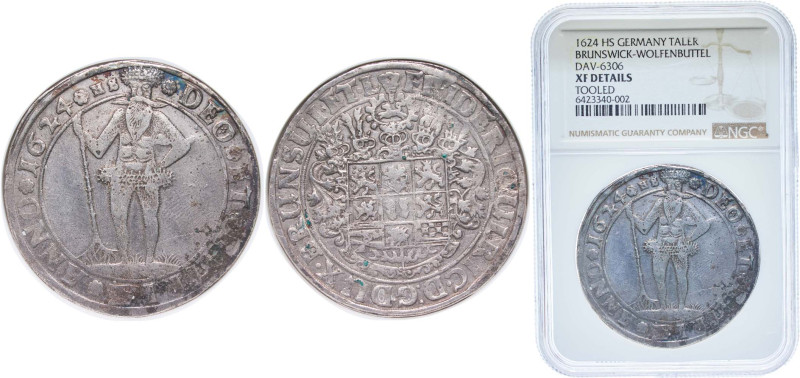 Germany Principality of Brunswick-Wolfenbüttel Holy Roman Empire 1624 1 Thaler -...