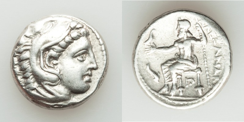 MACEDONIAN KINGDOM. Alexander III the Great (336-323 BC). AR tetradrachm (24mm, ...