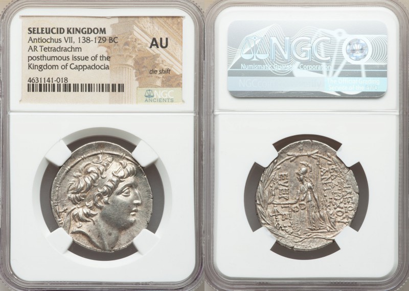 SELEUCID KINGDOM. Antiochus VII Euergetes-Sidetes (138-129 BC). AR tetradrachm (...