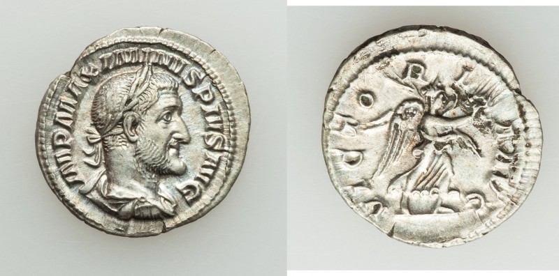 Maximinus I Thrax (AD 235-238). AR denarius (20mm, 2.87 gm, 12h). VF. Rome, AD 2...