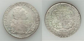 Saxony. Friedrich Christian Taler 1783-FWoF About XF (light surface hairlines), KM962. 41mm. 27.78gm. 

HID09801242017