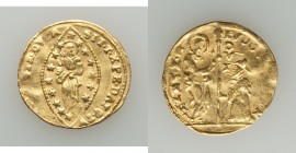 Venice. Ludovico Manin (1789-1797) gold Zecchino ND AU (cleaned), KM755. 3.48gm. LVDOV • MANIN | S | • M | • V | E | N | E | I / SIT • T • XPE • DAT •...