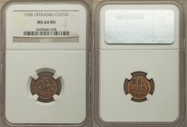 Republic 3-Piece Lot of Certified Minors 1936, 1) Centas - MS64 Brown 2) Centas - MS64 Red and Brown 3) 2 Centai - MS64 Red and Brown Sold as is, no r...
