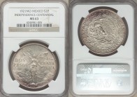 Estados Unidos 2 Pesos 1921-Mo MS63 NGC, Mexico City mint, KM462.

HID09801242017