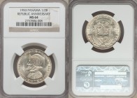 4-Piece Lot of Certified Assorted Issues, 1) Panama: Republic 1/2 Balboa 1953 - MS64 NGC 2) Panama: Republic Balboa 1947 - MS64 NGC 3) Philippines: Re...