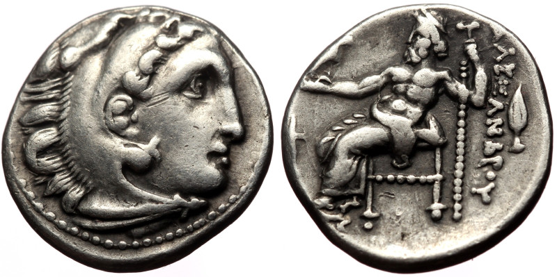 Kings of Macedon, Alexander III 'the Great' (336-323 BC) AR Drachm (Silver, 4.23...