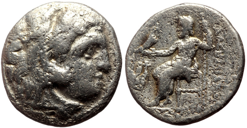 Kings of Macedon, Alexander III the Great (336-323 BC) AR Drachm (Silver, 4.08g,...