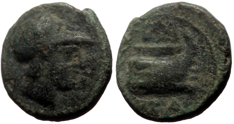 Kings of Macedon, Demetrios Poliorketes (306-283 BC), AE (Bronze, 1.90 g, 12.6 m...