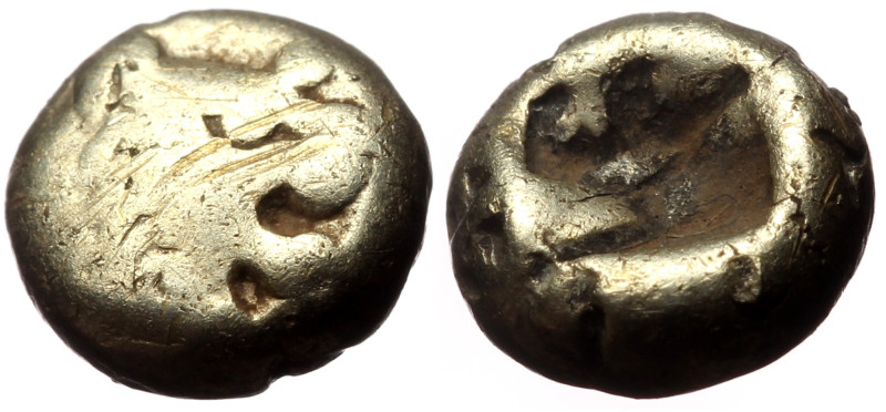 Ionia, Uncertain mint EL 1/12 stater or hemihecte (Electrum, 1.14g, 7mm) ca. 600...