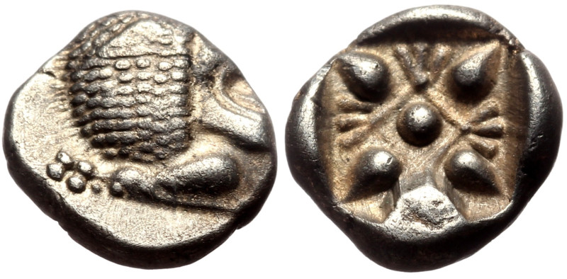 Ionia, Miletos AR Diobol (Silver, 1.12g, 10mm) Late 6th-early 5th century BC. 
O...