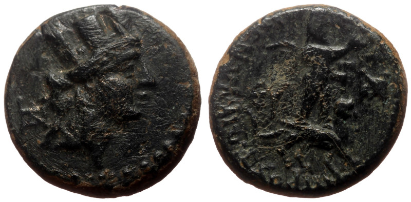 Cilicia, Tarsos as Antiocheia ad Kydnum AE (Bronze, 3.11g, 15mm) Time of Antioch...